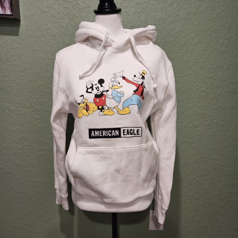 Disney x AE American Eagle Collab Hoodie with Mickey and Friends Size XS